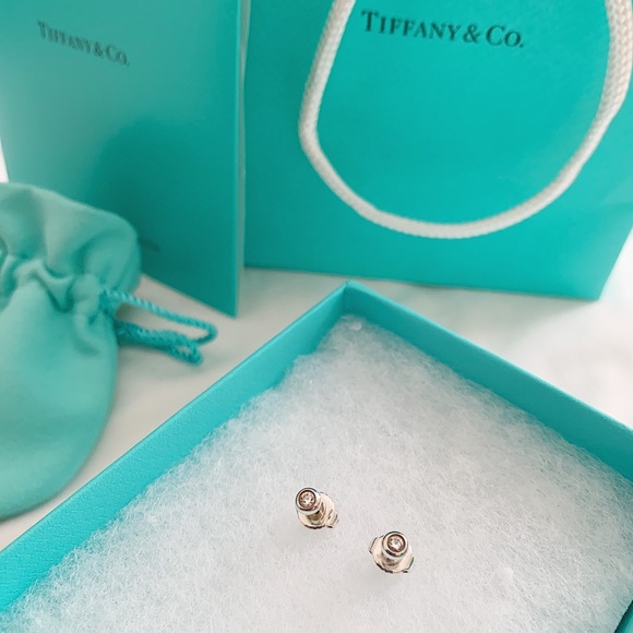 Tiffany & Co. Round Diamond Earrings - Picture 6 of 10